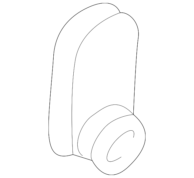 10198247 Деталь DOOR GLASS WEDGE, LEFT