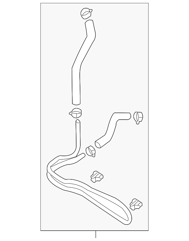 49790-7Y010 Деталь POWER STEERING COOLER TUBE