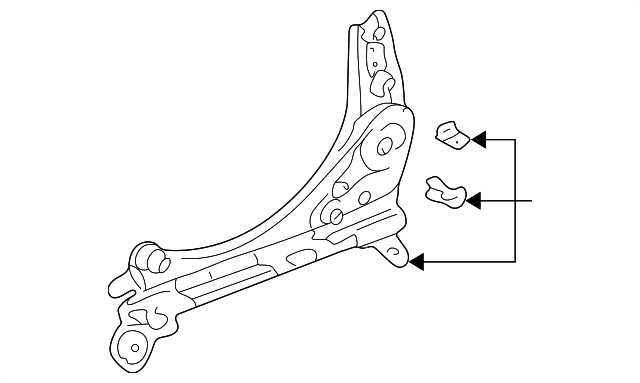 81260-S3V-A41 Деталь ADJUSTER, R. SLIDE (OUTER)