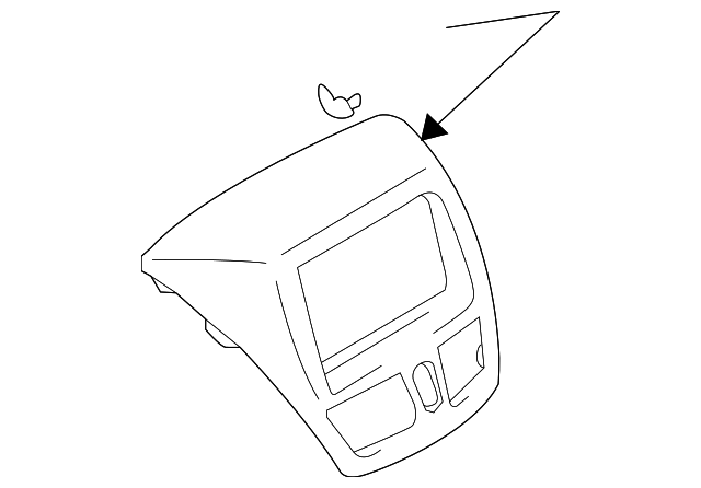 7382154G105PK Деталь CENTER BEZEL
