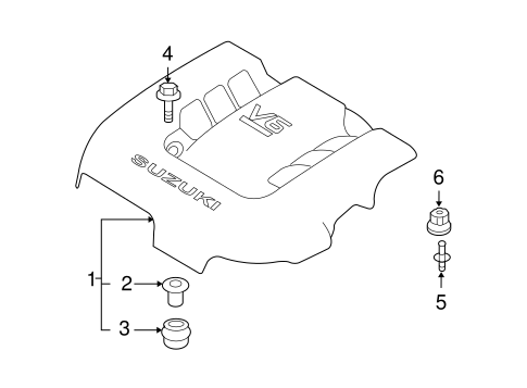 Grand Vitara ENGINE APPEARANCE COVER