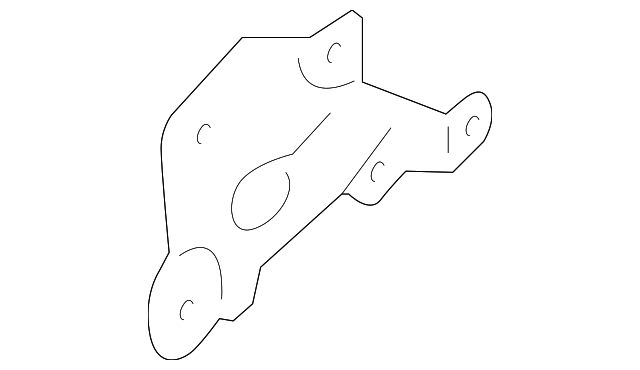 971C1-1ET0A Деталь SIDE BRACKET, LEFT