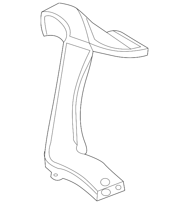55056177AA Деталь FLOOR DUCT, LEFT