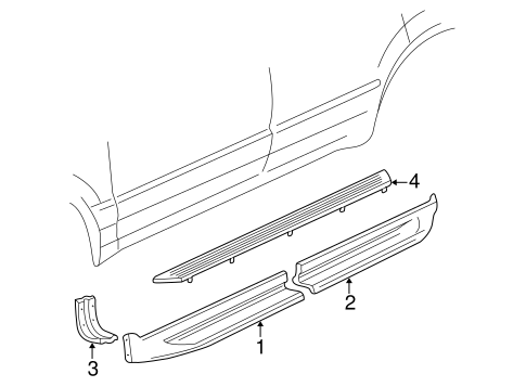 Explorer EXTERIOR TRIM - PILLARS