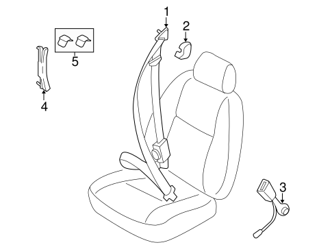 Baja FRONT SEAT BELTS