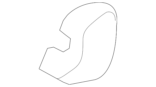 64715AE11AOB Деталь UPPER COVER, LEFT