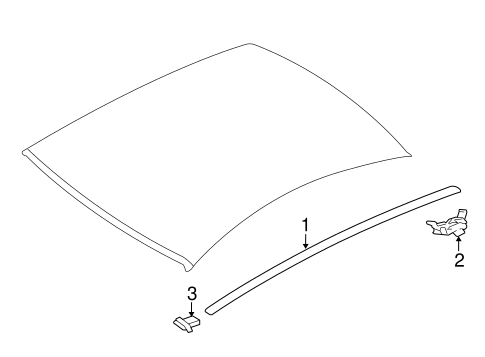 Azera EXTERIOR TRIM - ROOF 2