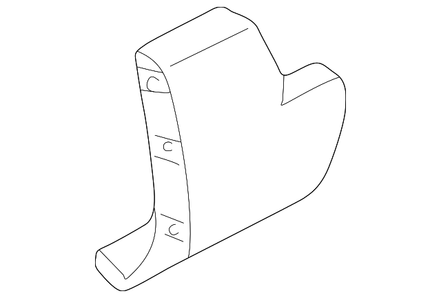YL8Z-16A039-DAB Деталь LOWER MOLDING, LEFT