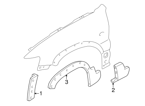 Escape EXTERIOR TRIM - FENDER