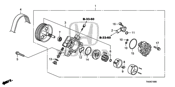 ACCORD SEDAN P.S. PUMP (L4)