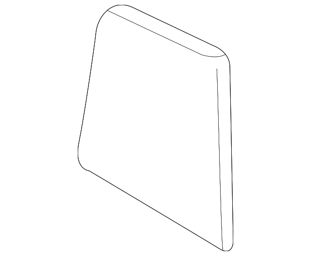 64813-04010-83 Деталь FIXED GLASS, RIGHT