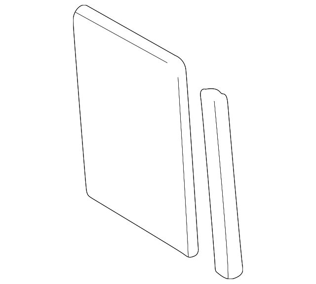 64807-04010 Деталь MOVEABLE GLASS, RIGHT