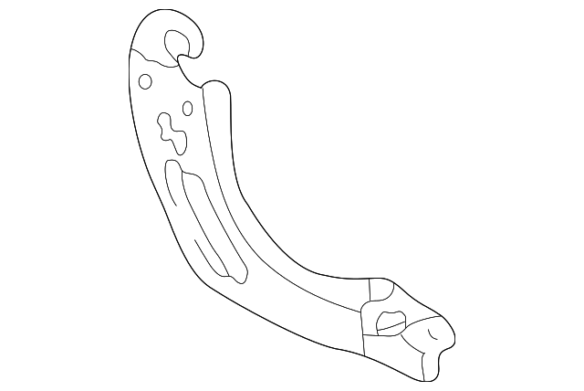 51798-04010 Деталь RUNNING BOARD MOUNT BRACKET, LEFT