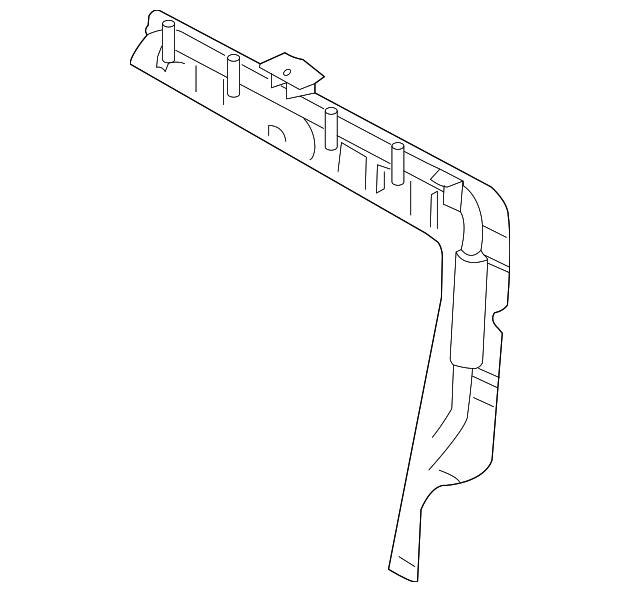 89411-2K025 SEAT BACK FRAME, RIGHT