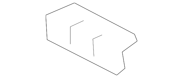 65753-SZA-A00ZZ STIFFENER, RR. BUMPER FACE