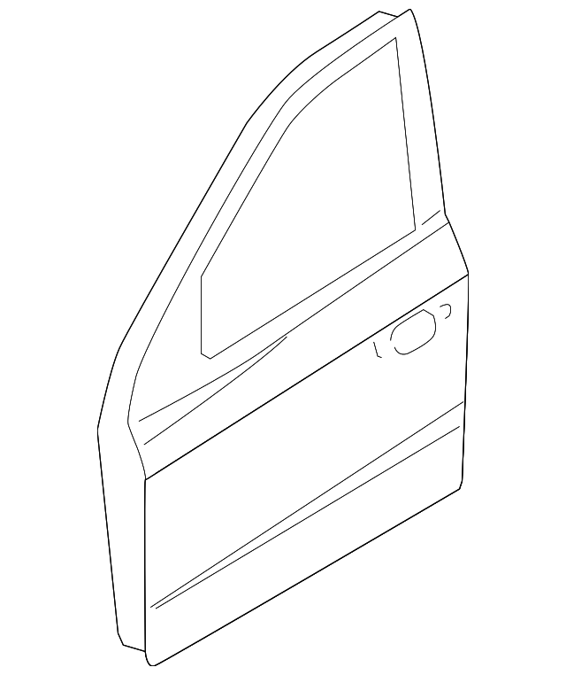 76004-0W500 Деталь DOOR SHELL, RIGHT