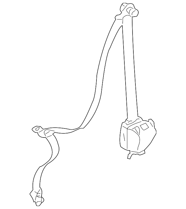 ZZCA-57-780A-03 Деталь OUTER BELT, LEFT