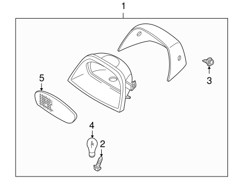 Spectra HIGH MOUNTED STOP LAMP