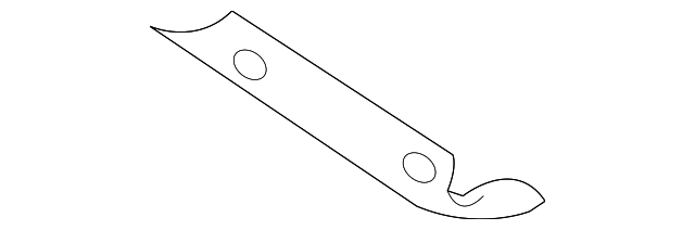 204-889-12-95 Деталь FENDER BRACKET, RIGHT