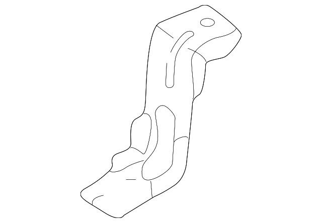 0K30A-6441X Деталь CENTER CONSOLE REAR BRACKET