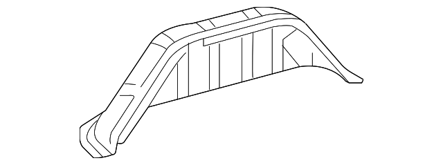 5104162AA Деталь WHEELHOUSE PANEL, LEFT