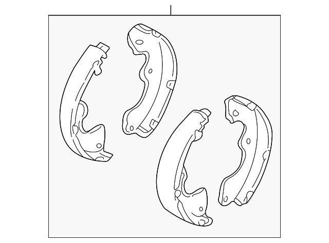 6L8Z-2200-A Деталь BRAKE SHOES