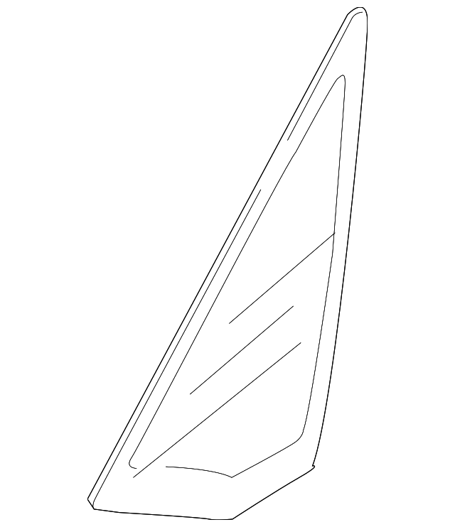 8455080J13 Деталь FIXED GLASS, RIGHT