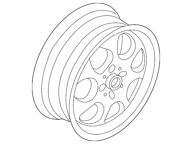 36-11-1-512-458 Деталь WHEEL, ALLOY