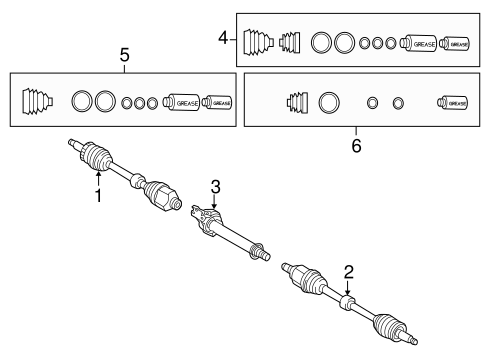 Sedona DRIVE AXLES