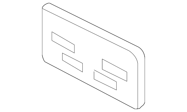 7L8Z-17A385-A Деталь LICENSE BRACKET