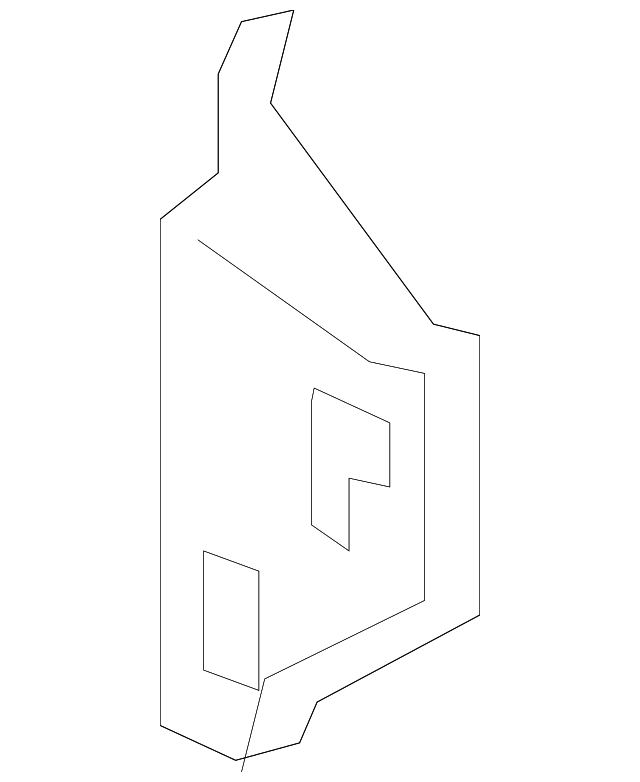 KD53-53-12X Деталь BRACKET, RIGHT