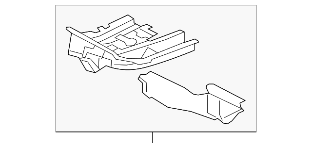 GHP9-54-390D Деталь REAR RAIL, LEFT