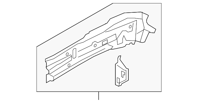 KDY3-53-320 Деталь OUTER RAIL, RIGHT