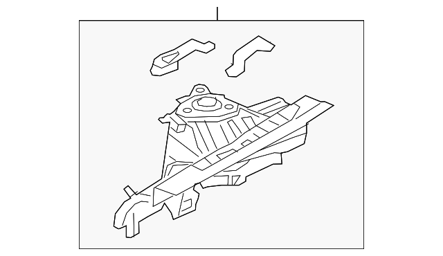 GHP9-54-210D Деталь APRON ASSY, LEFT
