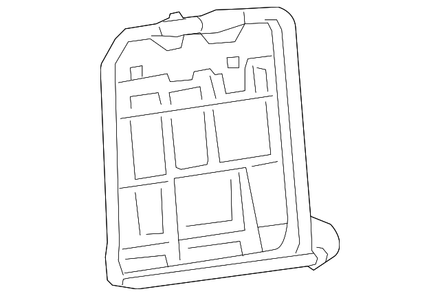 19258528 SEAT BACK FRAME, RIGHT