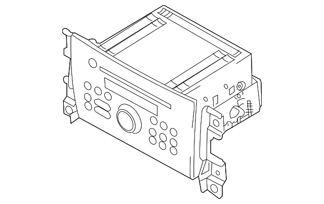 3910165J30ZEW Деталь AM/FM CD