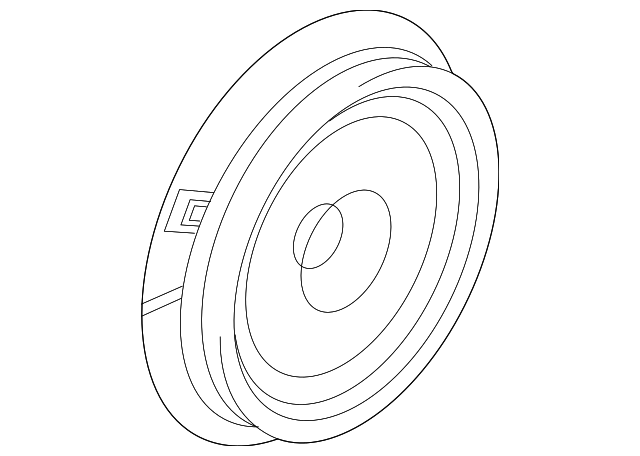 3910265J30 Деталь FRONT DR SPEAKER, RIGHT