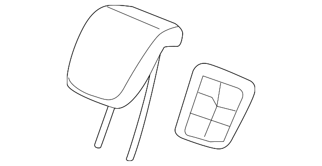 82140-T7W-A91ZK Деталь HEADREST ASSY., RR. SIDE *NH938L* (NEO G