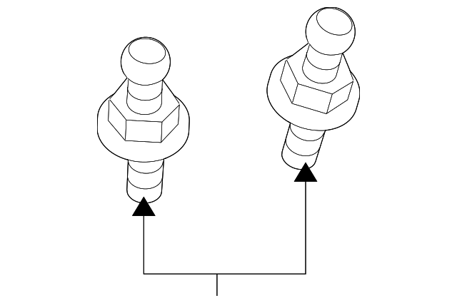 1317657L00 Деталь ENGINE COVER STUD