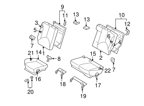 Accent REAR SEAT