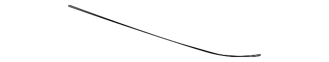 86153-38000 Деталь COWL GRILLE STRIP, LEFT