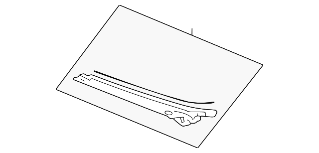 86150-38000 Деталь COWL GRILLE, LEFT