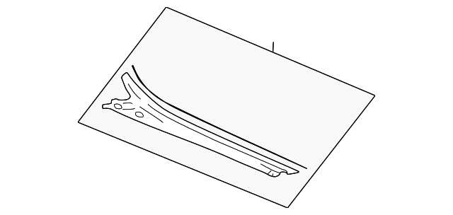 86160-38000 Деталь COWL GRILLE, RIGHT