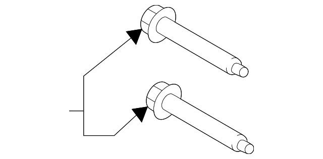-W717604-S439 Деталь SHACKLE BOLT, LEFT