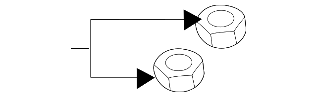 -W790055-S900 Деталь SPACER NUT, LEFT