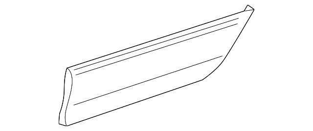 75742-50040-A1 Деталь BODY SIDE MLDG, LEFT