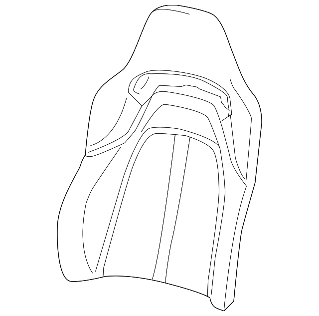 5NT78YSAAA Деталь SEAT BACK COVER, LEFT