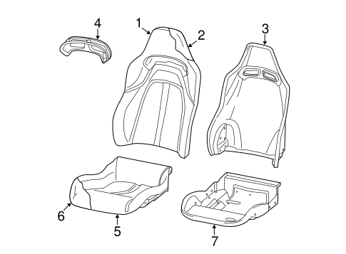 Viper FRONT SEAT COMPONENTS