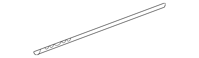 MR288151 Деталь BODY SIDE MLDG, LEFT