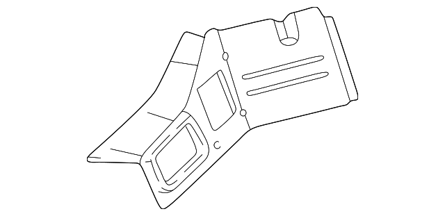 4575674AE Деталь LOWER EXTN, RIGHT